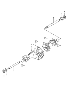 Front Shaft-1 Diagram and Parts List for SX3100 54ALB4S727-54ALB4SW727-54ALB4SX727-54ALB4SY727-54ALB4SZ727-54AMB4S727-54AMB4SW727-54AMB4SX727-54AMB4SY727-54AMB4SZ727 Cub Cadet Lawn Tractor